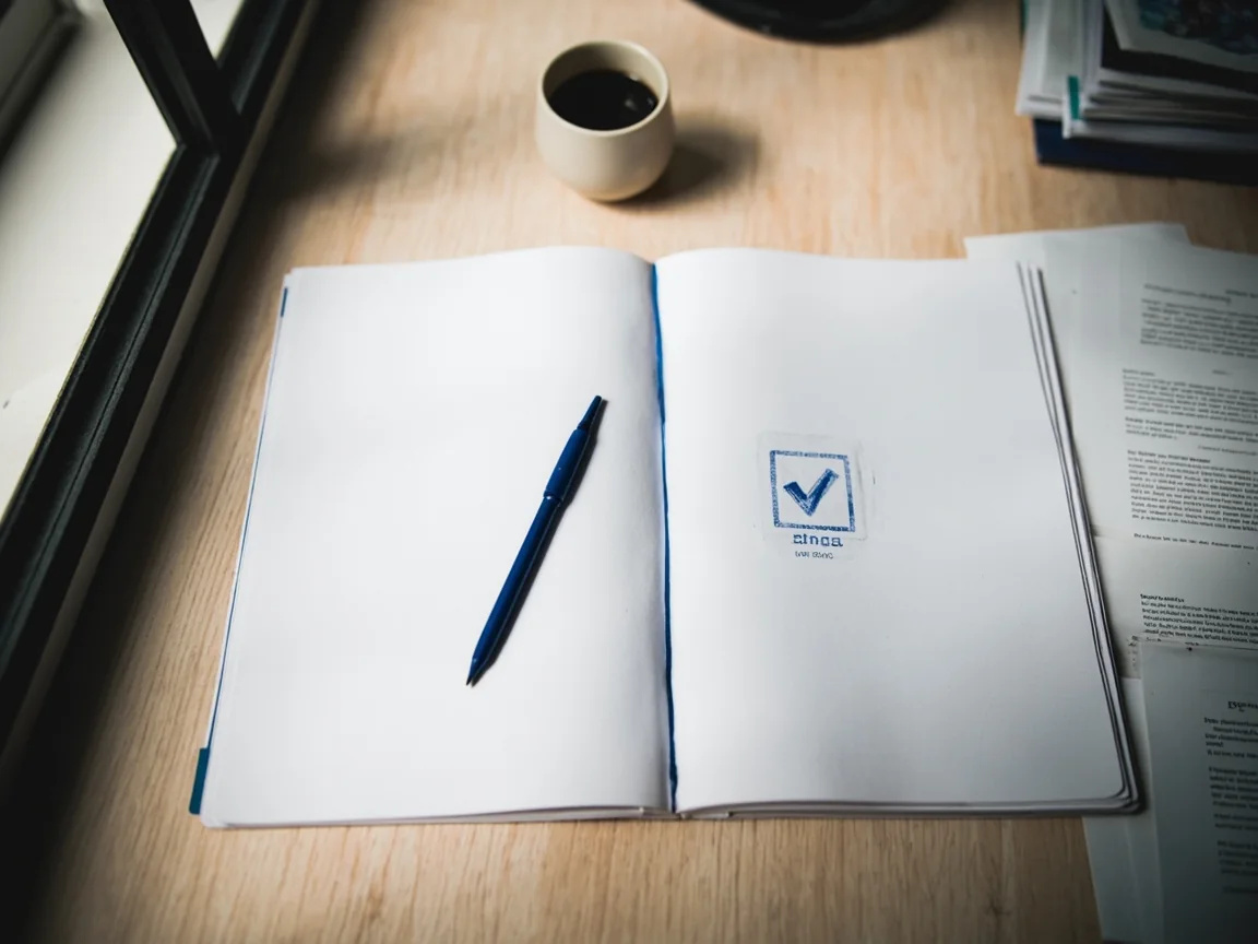 Editorial trust framework with three verification labels, illustrative