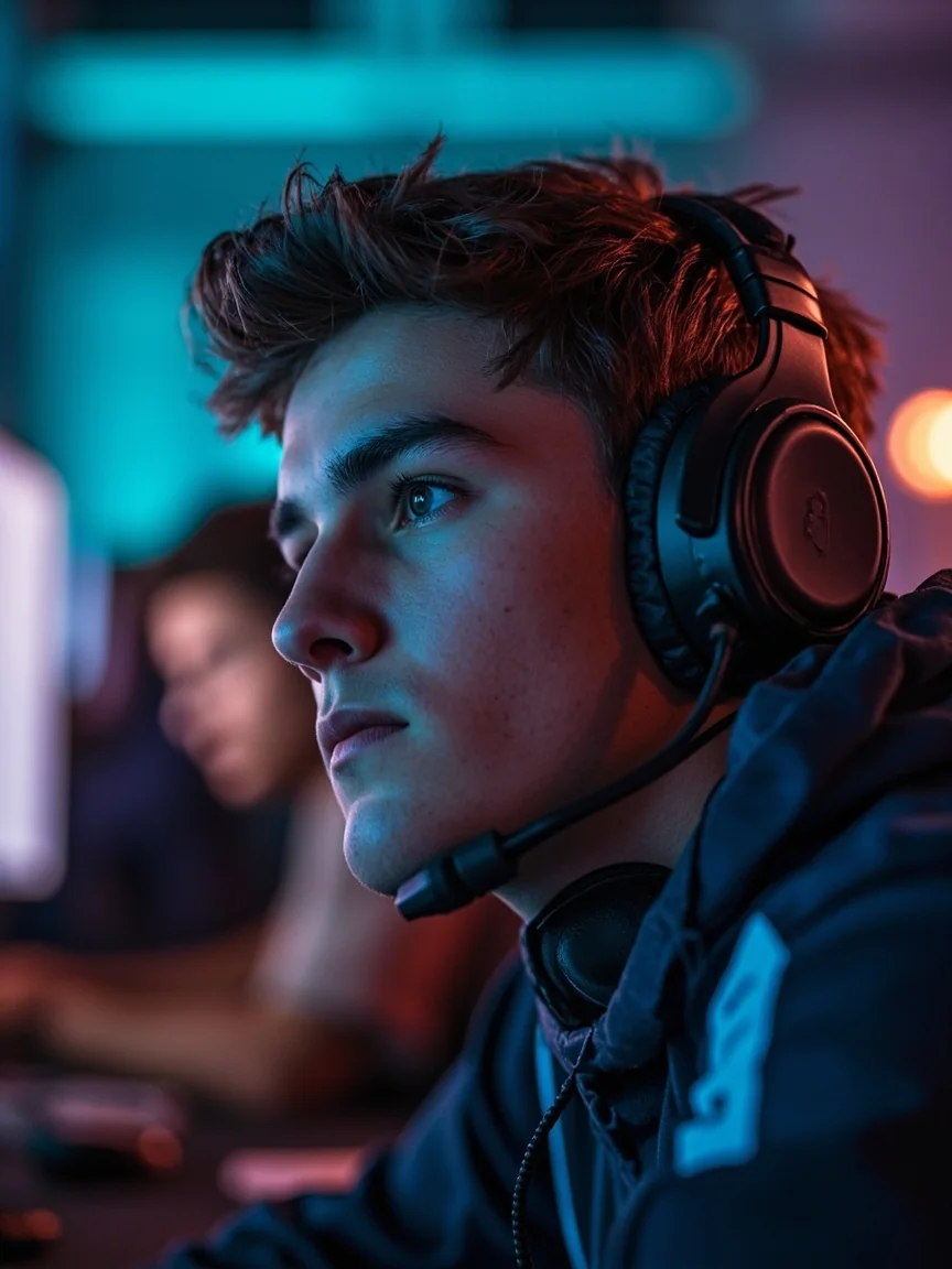 Controller player cutout — illustrative role archetype